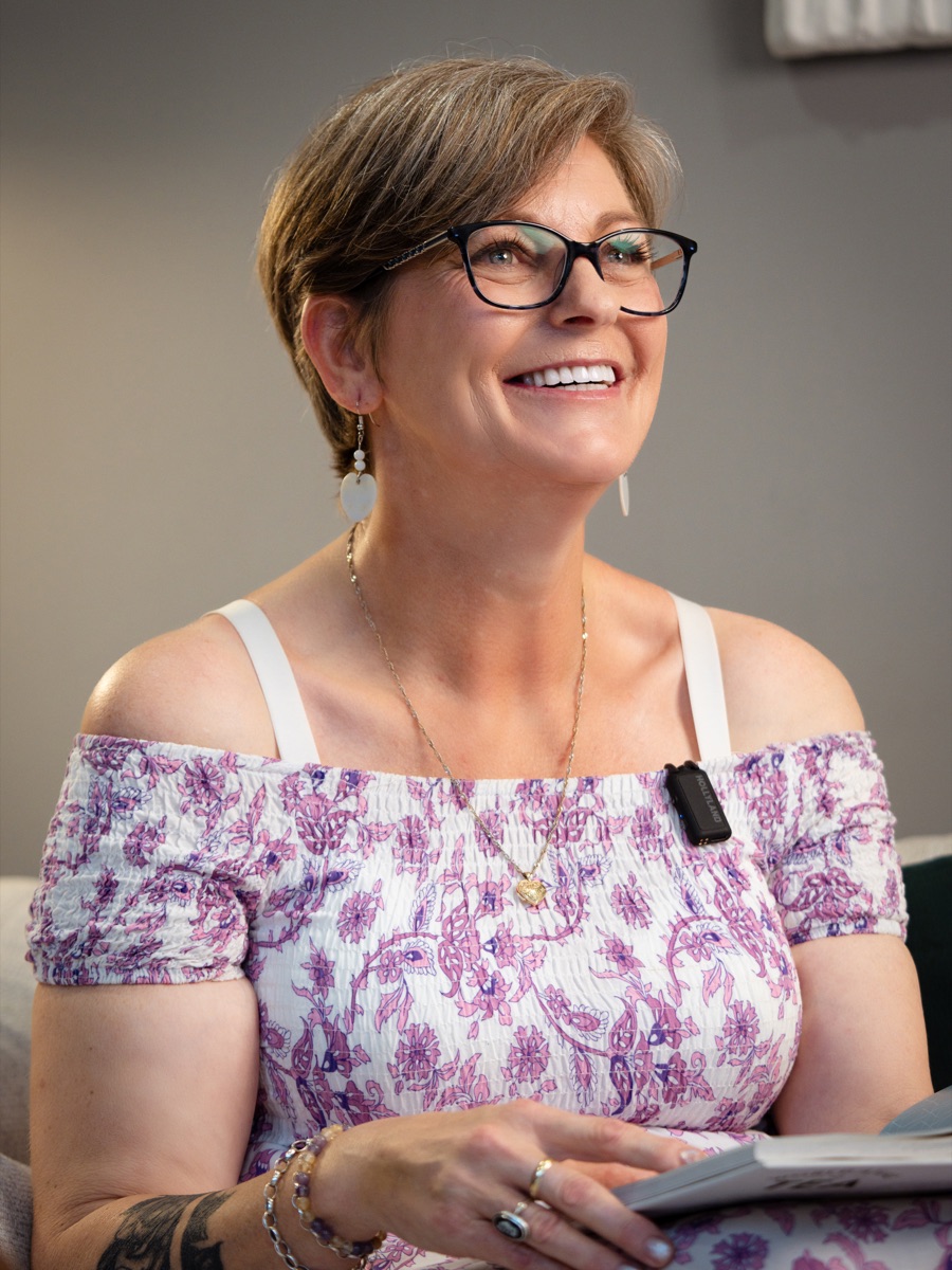 Greenfield Dental implant patient smile